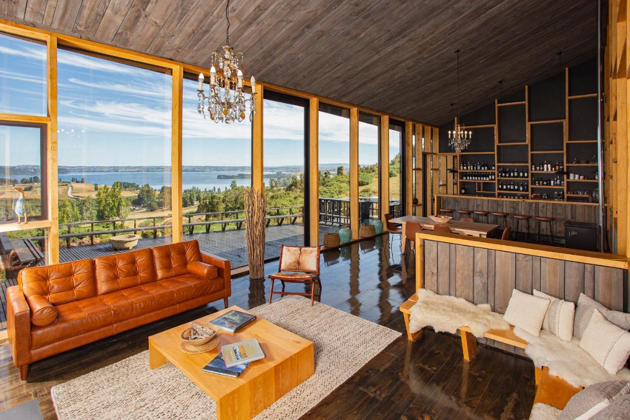 Hotel & Cava Estancia Rilan Кастро Екстериор снимка